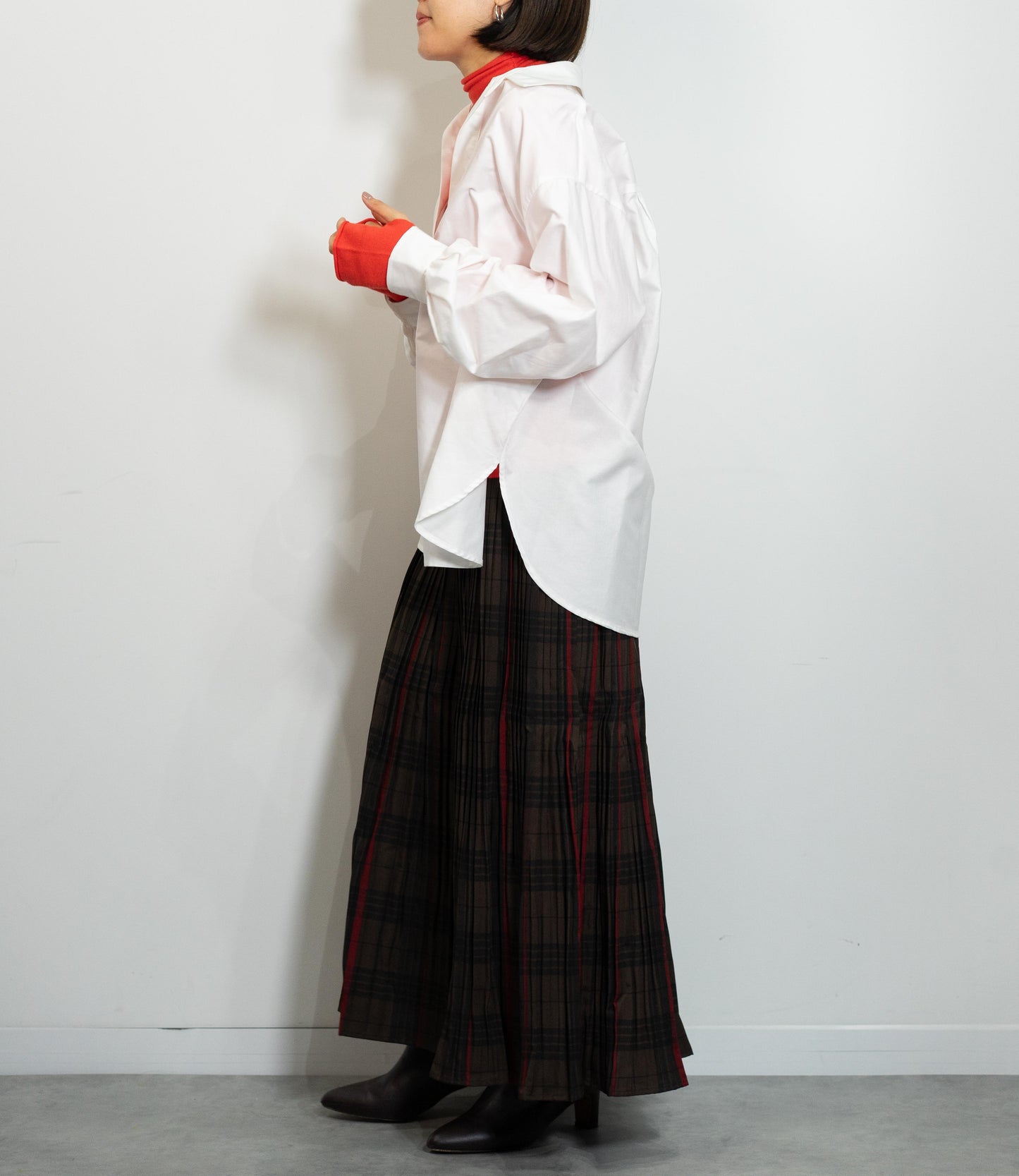 オックスコットンスキッパーシャツ