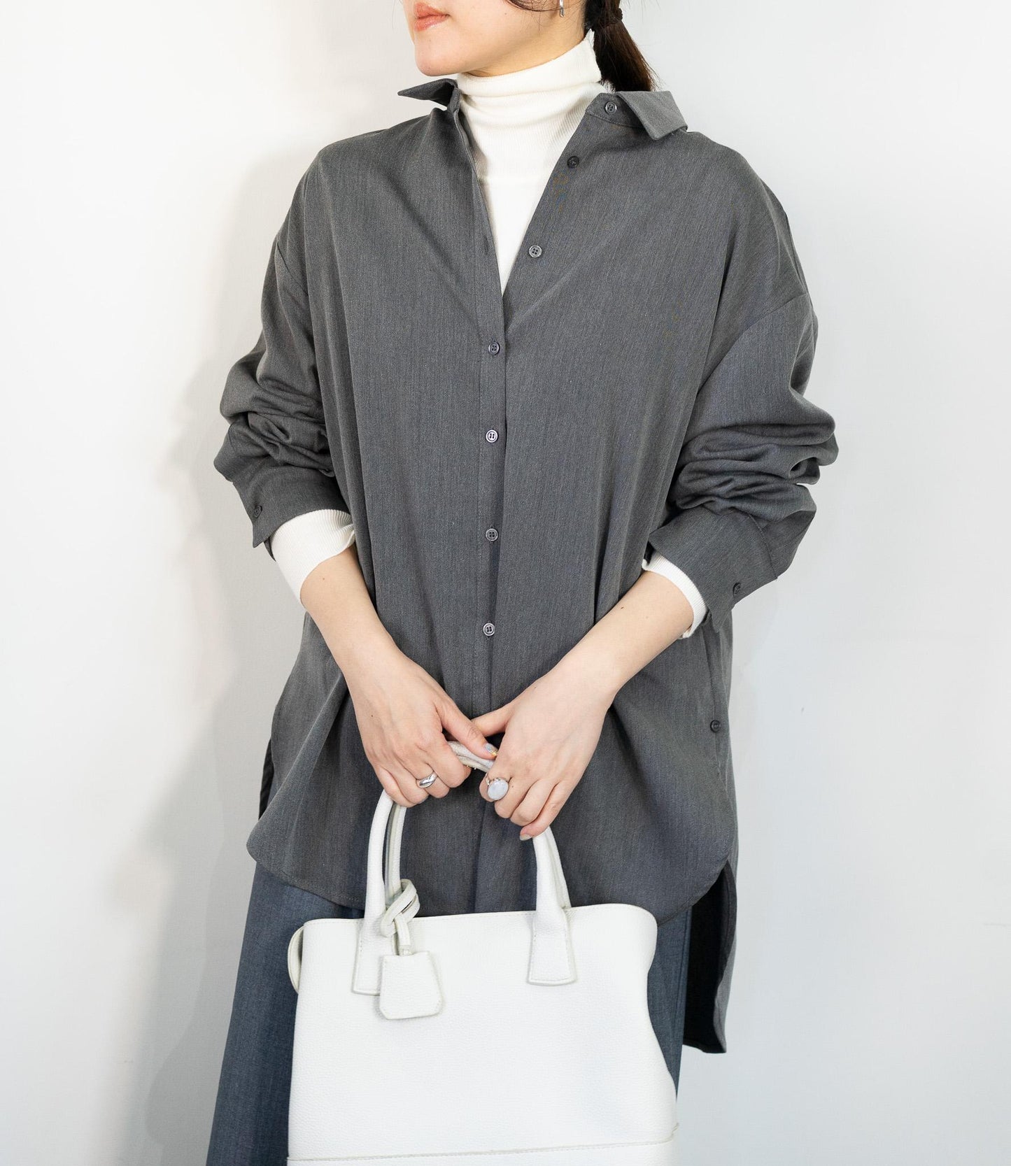 カシュクールマニッシュシャツ