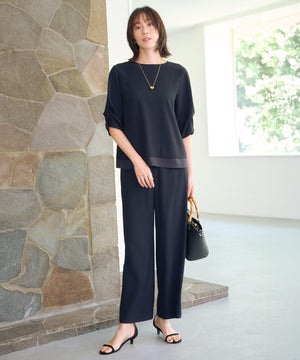 Light ジョーゼット ワイド パンツ