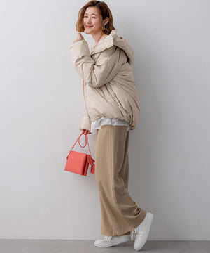 ステッチレス フーデット ダウン