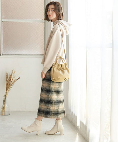 チェックスカート