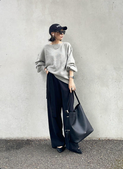 ワイドラップパンツ