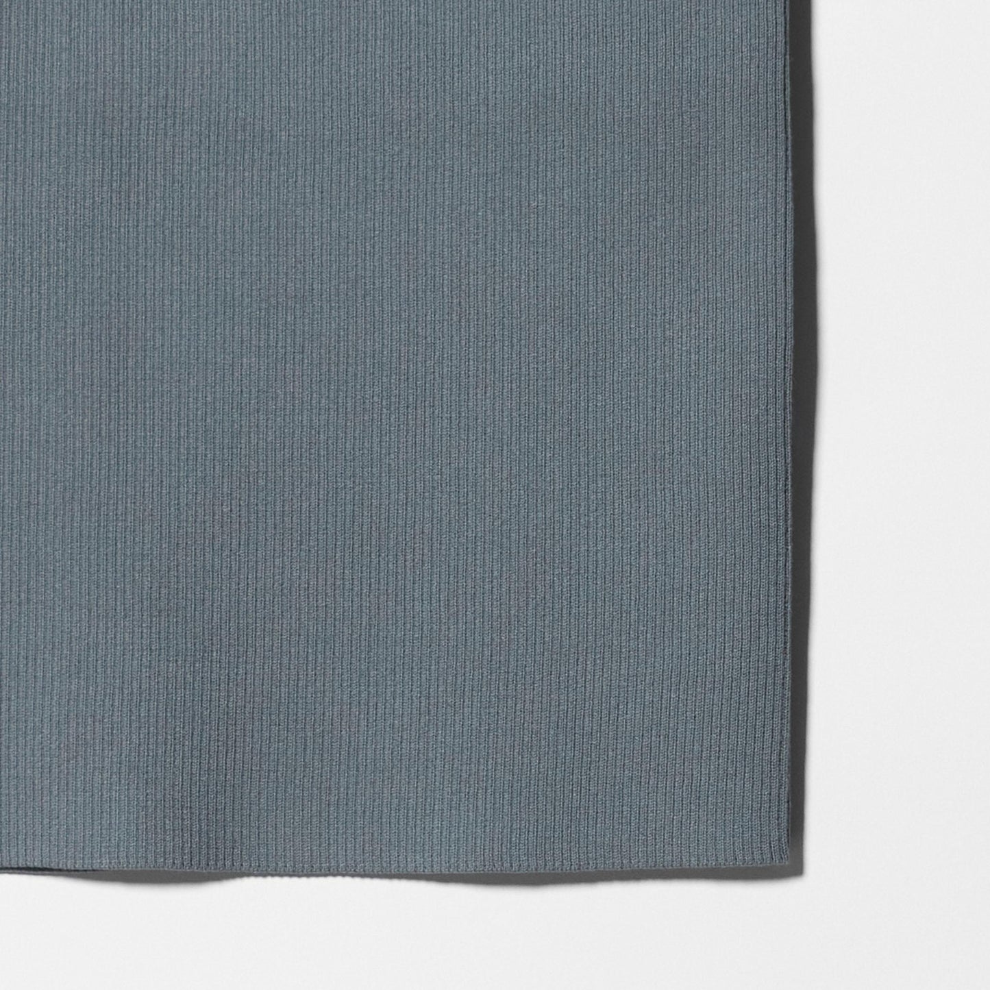 【WEB限定 Wardrobe DAILY MINIMAL】ポリエステルコットン リブニットタイトスカート ウォッシャブル