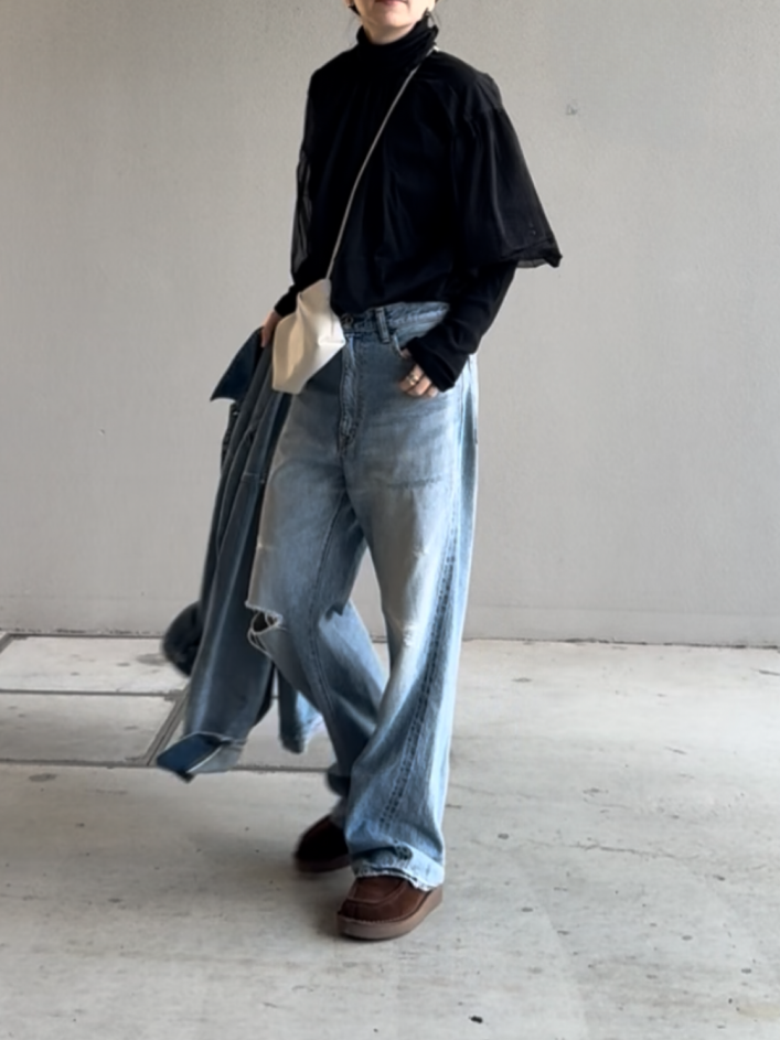 チュールブラウスキャミソールセット