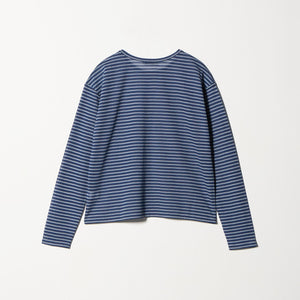 シアー マルチボーダー ロングスリーブ Tシャツ