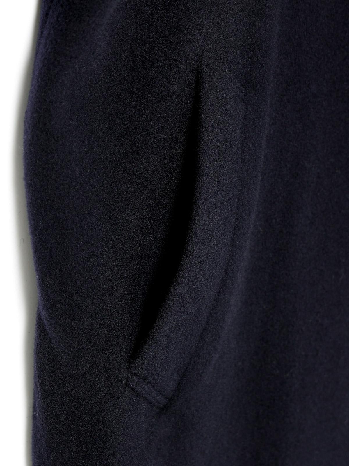 mizuiro ind ウールブレンドスタンドカラーコート