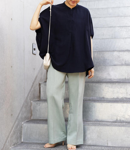 タンブラーブッチャーコクーンブラウス