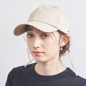 コットン バックリボン キャップ UV