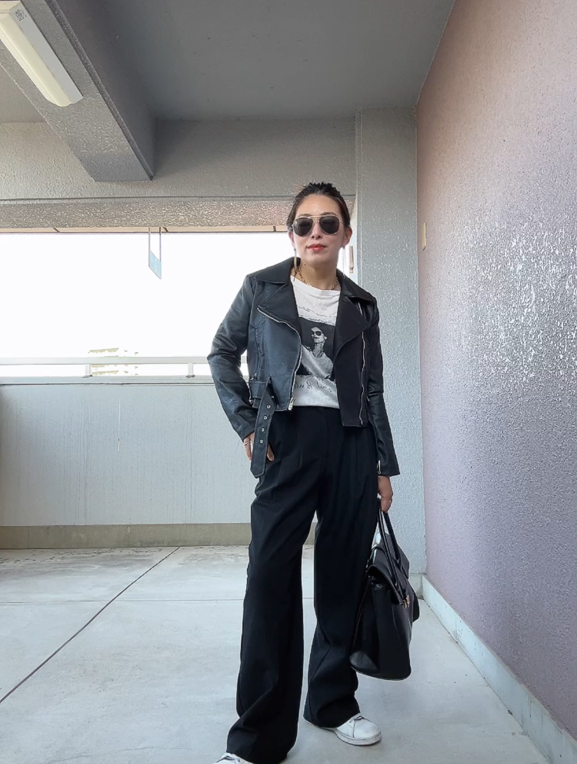 クロップドライダースジャケット