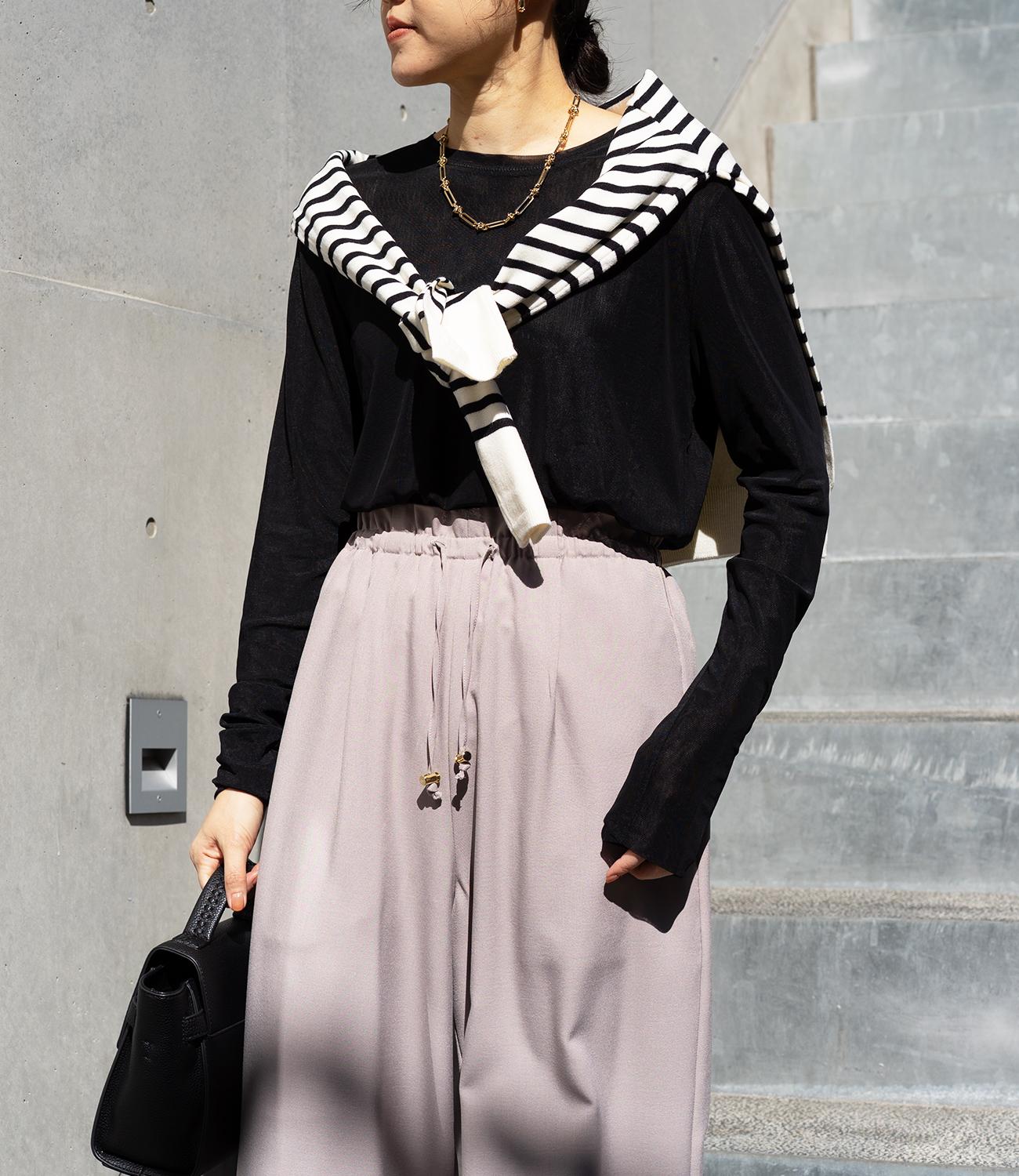 ダブルチュールカットソー