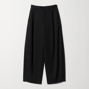 毛ポリエステル カーブパンツ ウォッシャブル