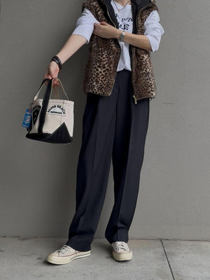 Handsome tapered slacks