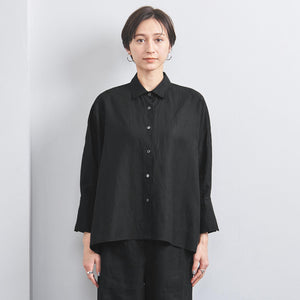 リネン ドルマン シャツ