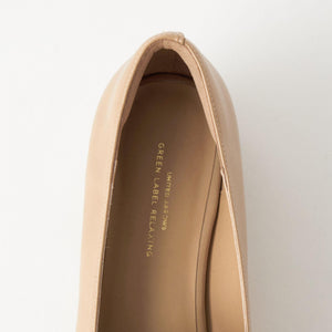 キルトリボン スリッポン シューズ / ローファー（3cmヒール）-撥水-