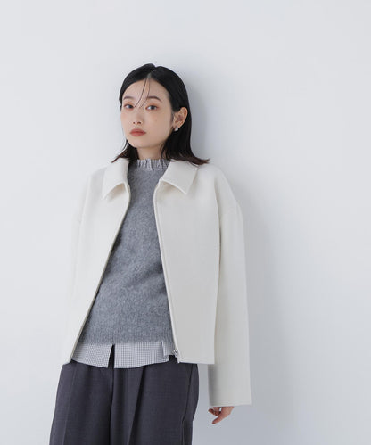 ＜朝比奈 彩さんコラボ＞ステンカラージップブルゾン