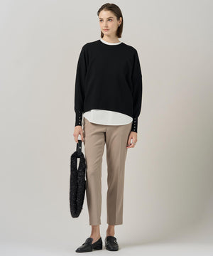 トリアセボディシェルピーチ スティックパンツ