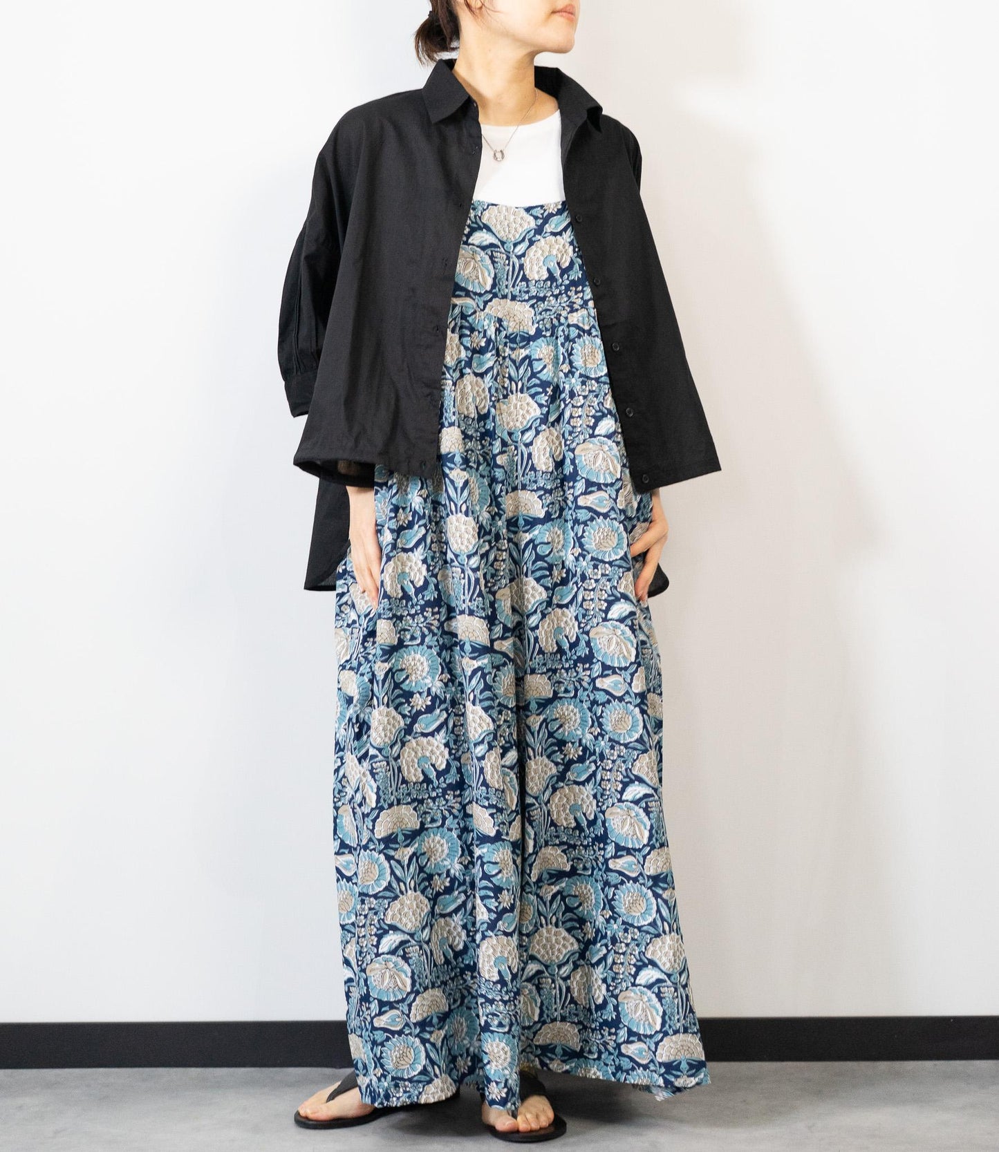 フロントドロストシアーシャツ