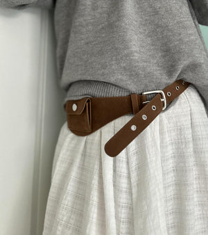スエードポケットベルト