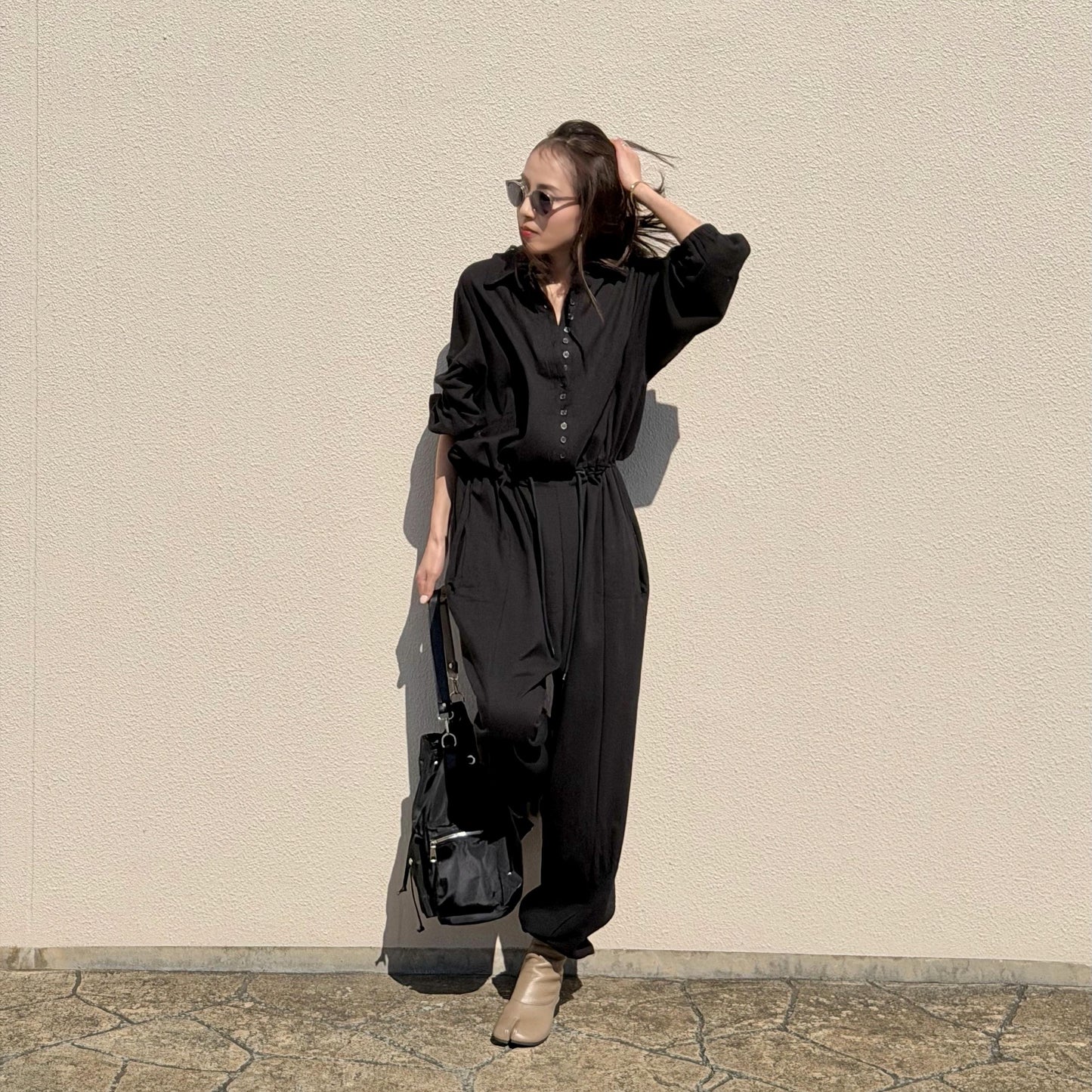 スウェットジャンプスーツ