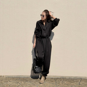 スウェットジャンプスーツ