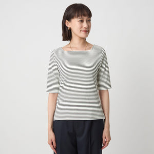 ニットライク スクエアネック カットソー