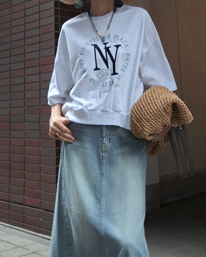 NY半袖スウェット