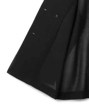 シアー ダブルブレスト ニット ジャケット