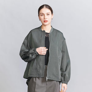 ナイロンツイル ジップブルゾン