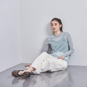 チュール ジャージー カットソー