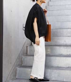 ギャザーモーフドルマンブラウス