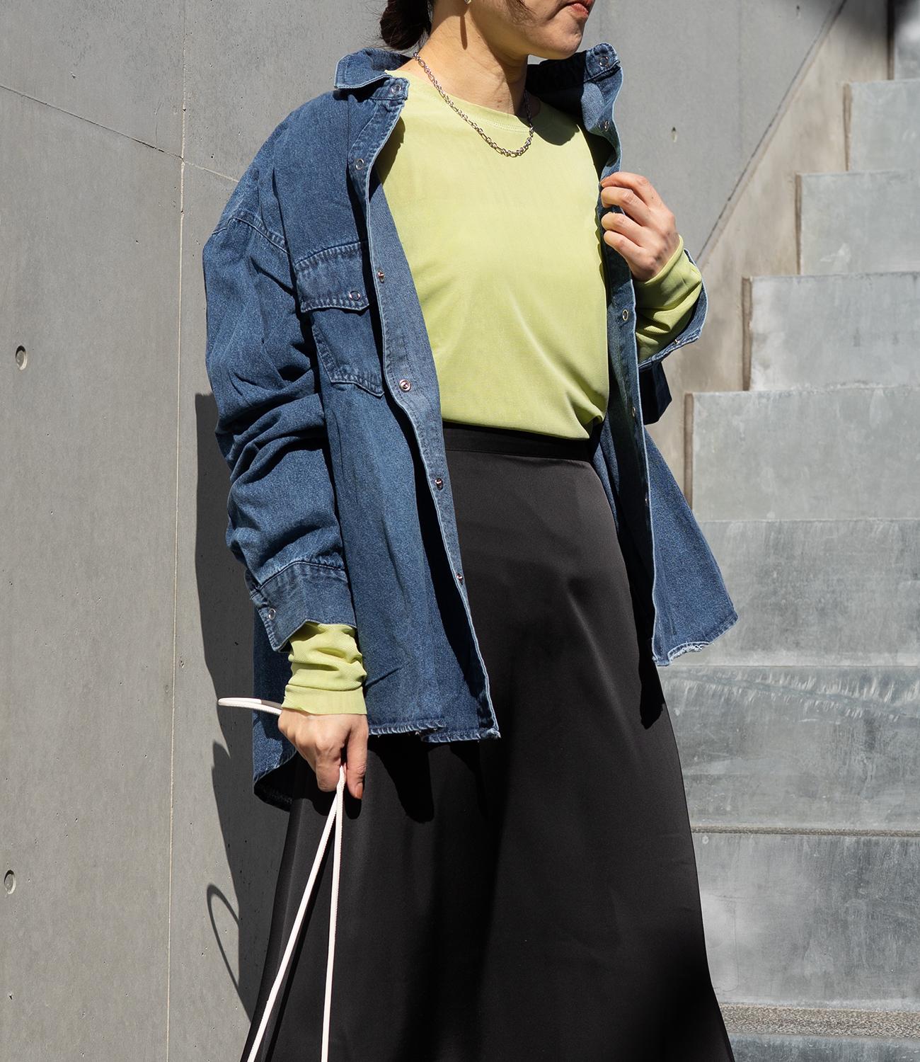 ダブルチュールカットソー