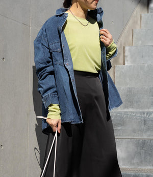 ダブルチュールカットソー