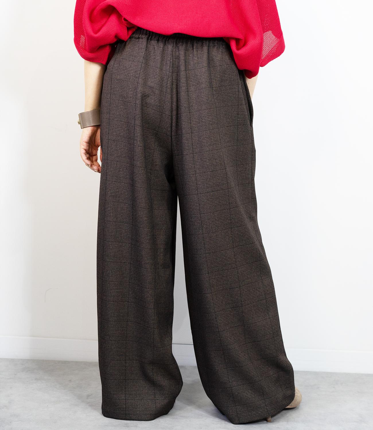 グレンチェックダイージーパンツ