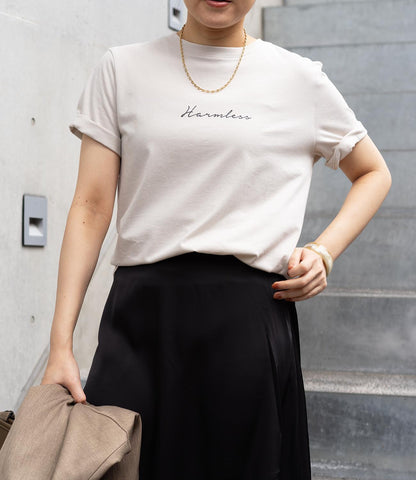 ワンポイントスリムTシャツ