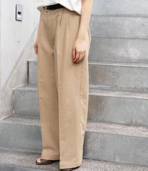 ウエストバイカラーポイントスラックス