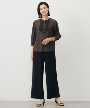 Light ジョーゼット ワイド パンツ