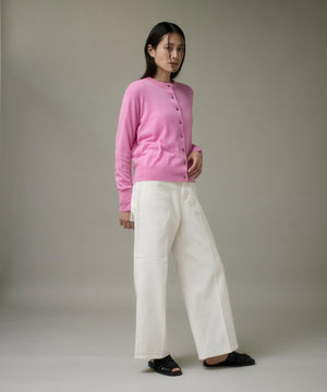クルーネックニットカーデ《Melty air wool》