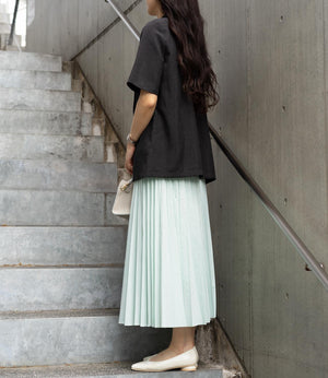 リネンライクハーフスリーブテーラードジャケット