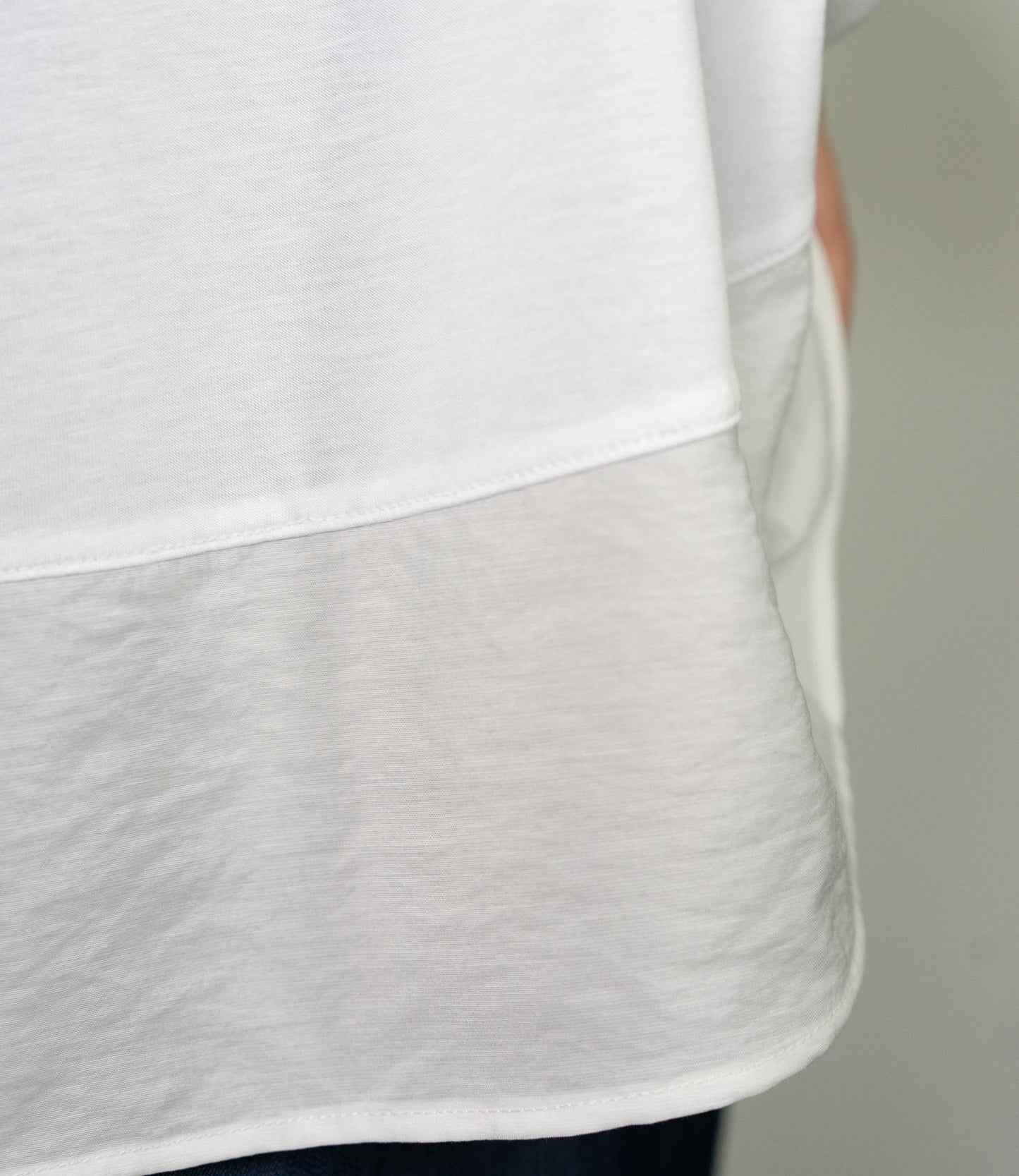 レイヤードオーバーTシャツ