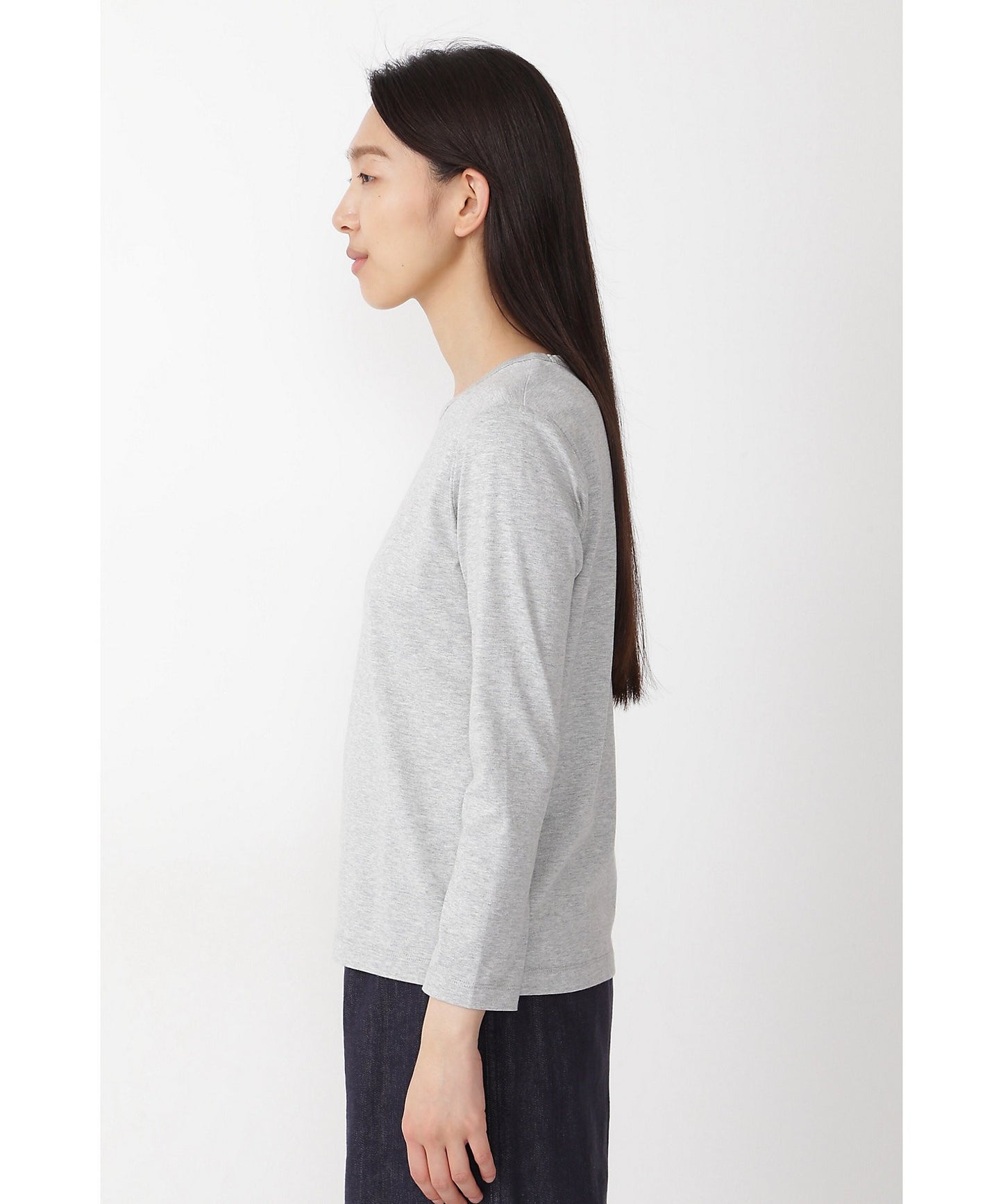 ５０／２オーガニック綿天竺プルオーバー