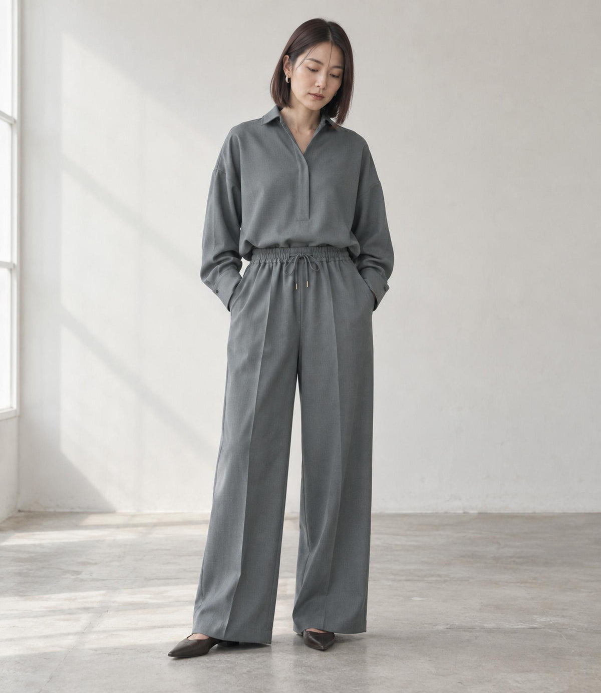 スキッパーカルゼセットアップ