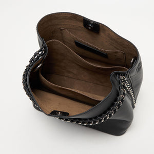 チェーンハンドル 2WAY スクエアバッグ ショルダーバッグ