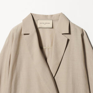 シアー ドルマン ブラウス ジャケット ウォッシャブル