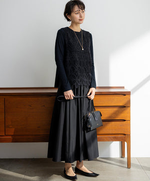 ブライトタフタ タック スカート