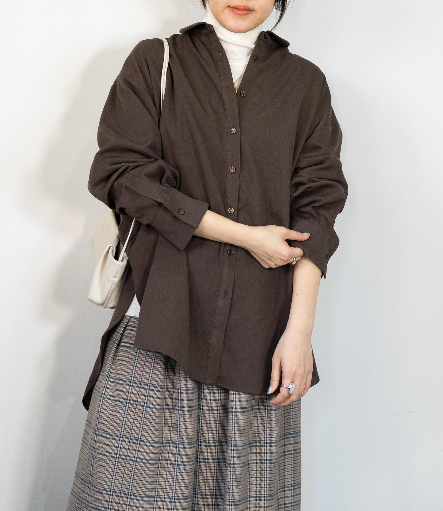 カシュクールマニッシュシャツ