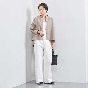 リネン ドルマン シャツ