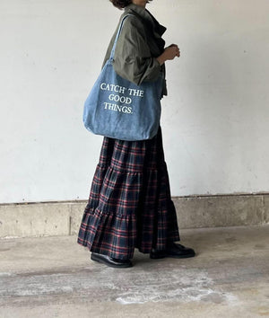 ロゴデニムトート