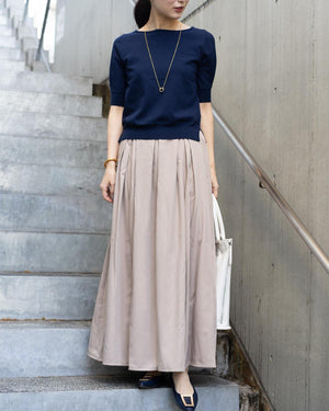 ボックスタックフレアスカート