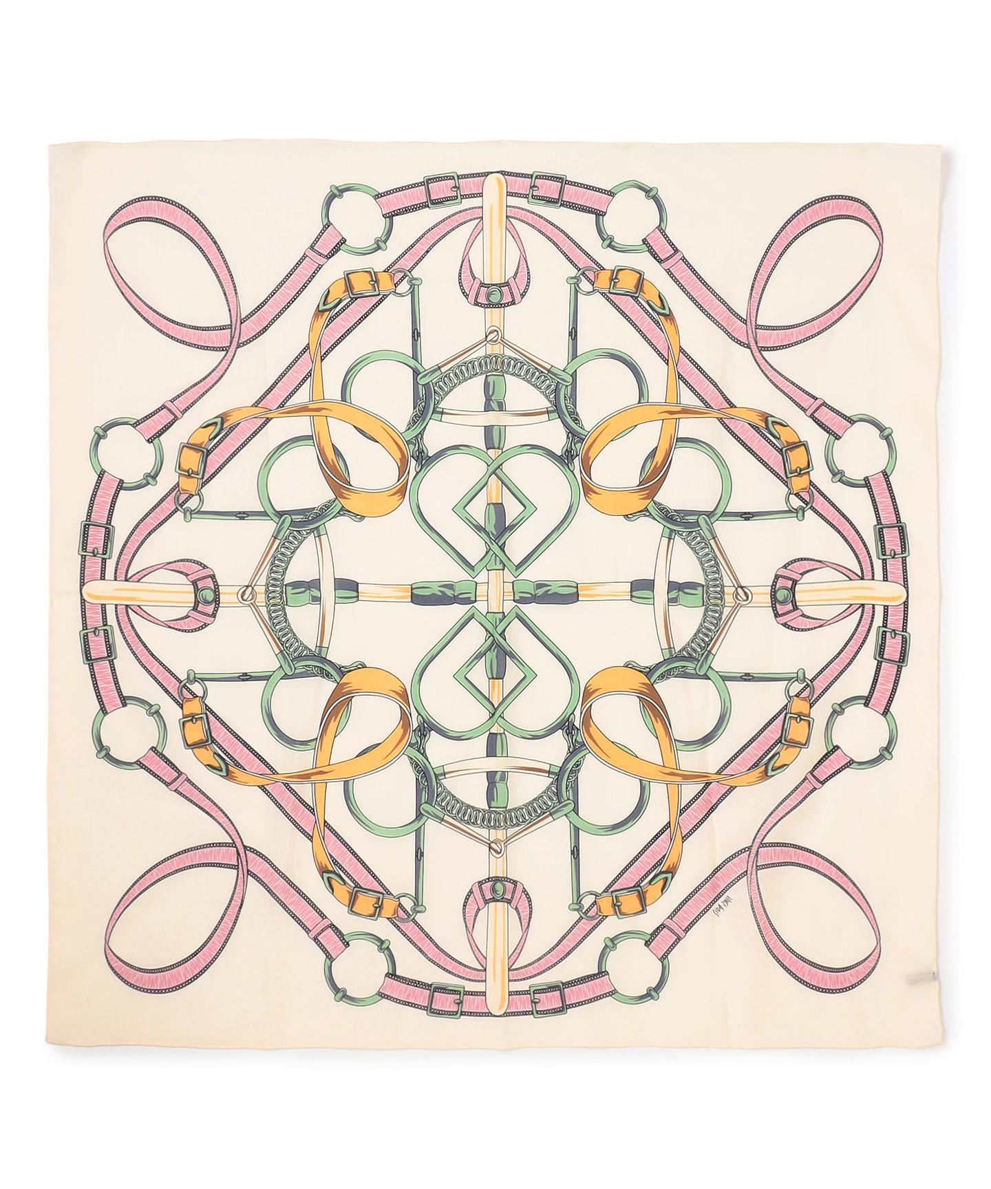 ウールカシミヤ デザイン ストール