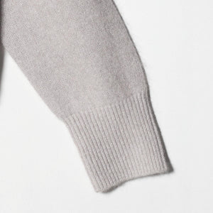 フォックス ウール ラメ タートルネック ニット